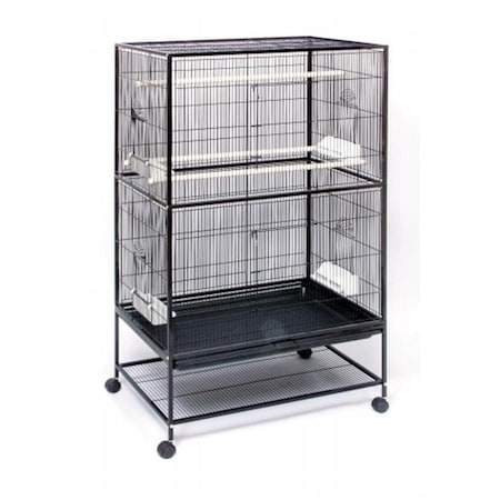 Prevue Pet Products Prevue Pet Products F040 Wrought Iron Flight Cage with Stand - Balck F040